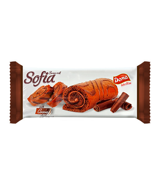 Doma Swiss Roll Sofia Cocoa 10x200g