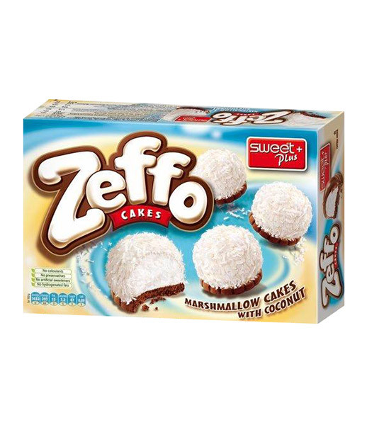 SweetPlus Zeffo Marshmallow Cakes with Coconut 12x115g