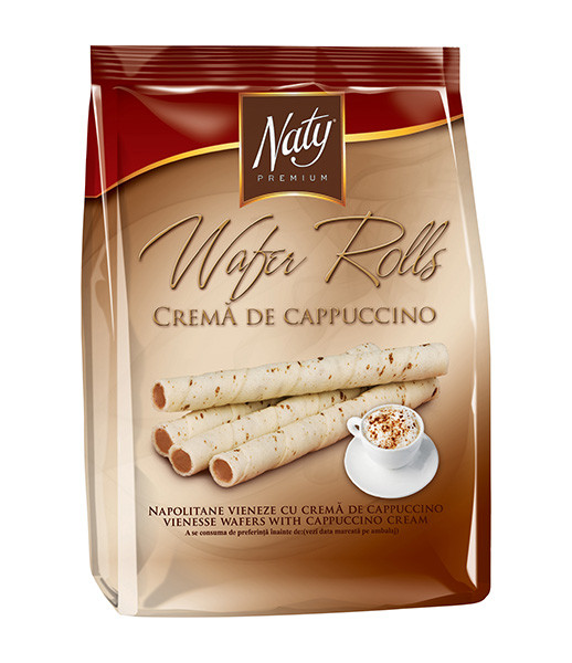 Naty Wafer Rolls Cappuccino 9x200g