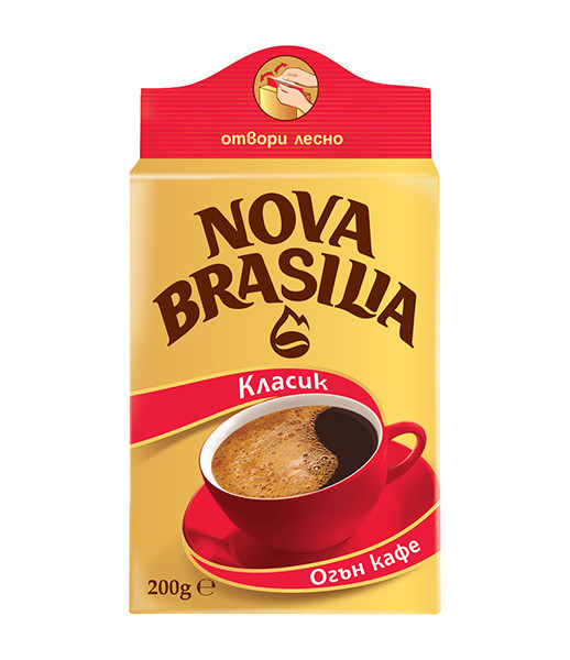 Nova Brazilia Grinded Red Coffee 12x200g