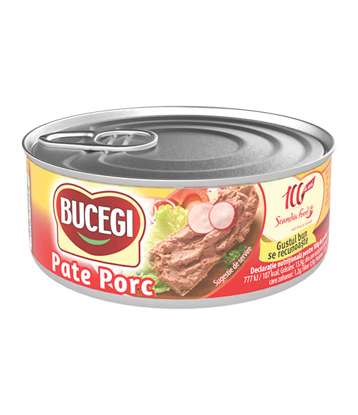 Bucegi Pate Pork 6x120g