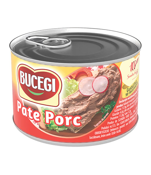 Bucegi Pate Pork 6x200g