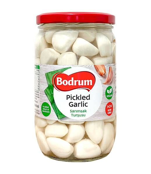 5Bodrum 720cc Pickled Garlic With Vinegar 6x700g