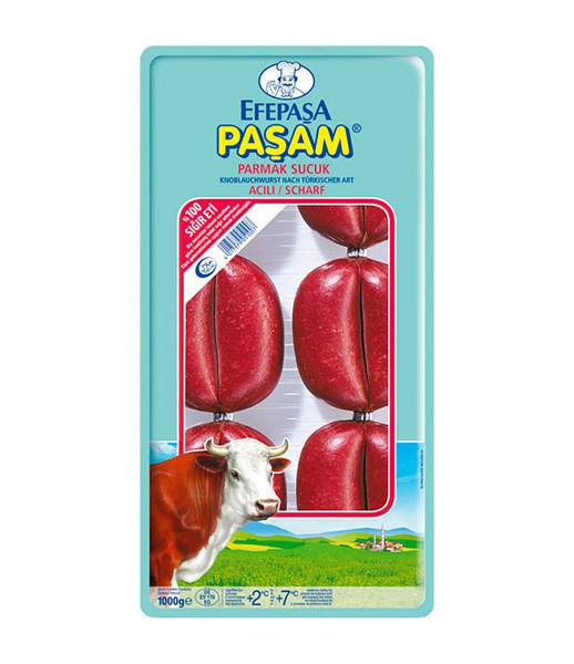Efepasa Pasam Parmak Sucuk (Garlic Sausage) (9pcs/box) Sold by Pcs