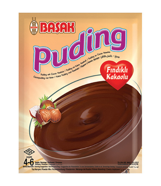 Basak Hazelnut Pudding (81) 12x110g