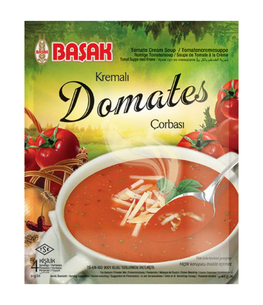 Basak Tomato Cream Soup (Domates 612) 12x65g