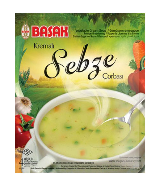 Basak Vegetable Cream Soup (Sebze 613) 12x65g