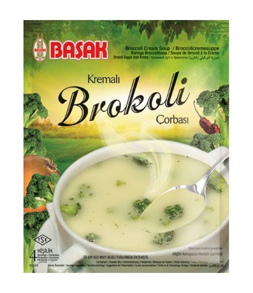 Basak Broccoli Cream Soup (Brokoli 614) 12x60g