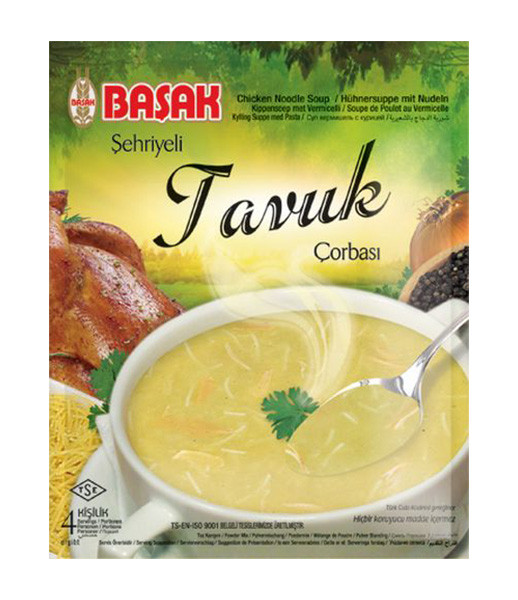 Basak Chicken Noodle Soup (sehriyeli Tavuk 602) 12x60g