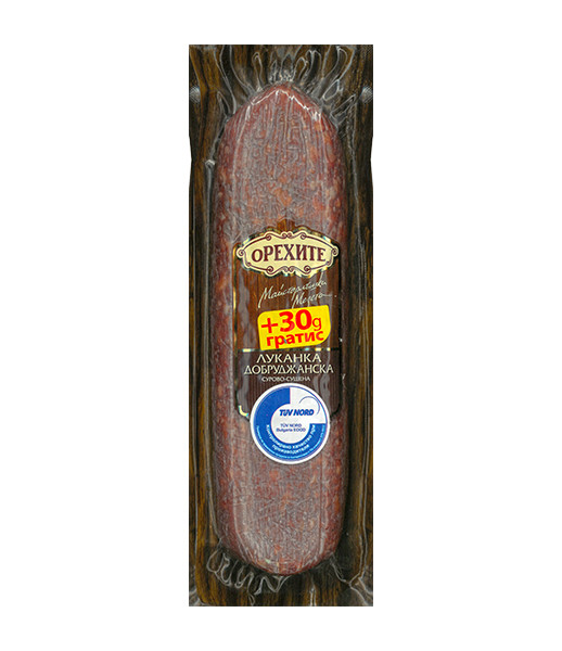 Orehite Dobrudzhanska Lukanka Flat Salami Vacuum (50) 1x180g