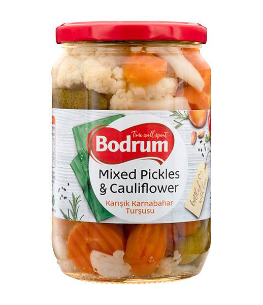 5Bodrum 720cc Cauliflower Mixed Pickles 6x670g