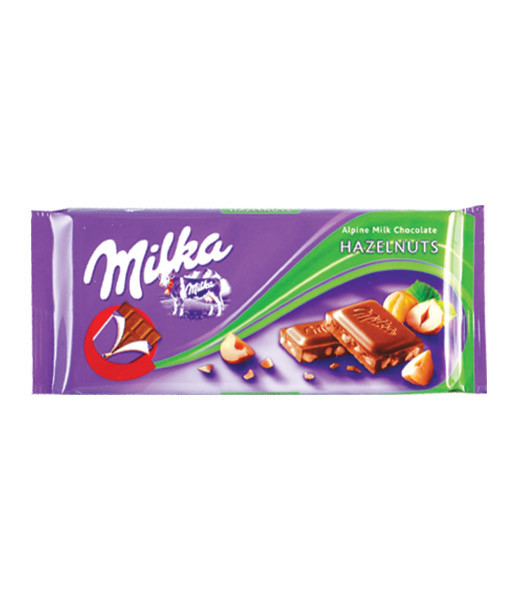 Milka Chocolate Hazelnut 22x100g