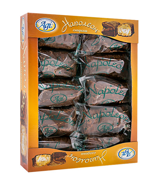 Agi Napoleon Pastry with Cocoa Coating 10x90g