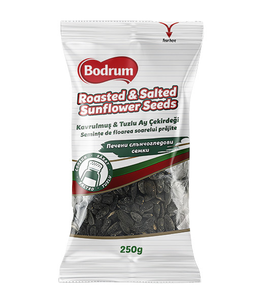 Bodrum Bulgarian Roasted & Salted Sunflower Seeds 7x250g