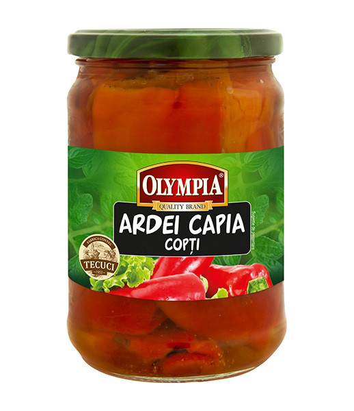 Olympia Grilled Capia Peppers (Ardei Capia Copti) 6x720ml