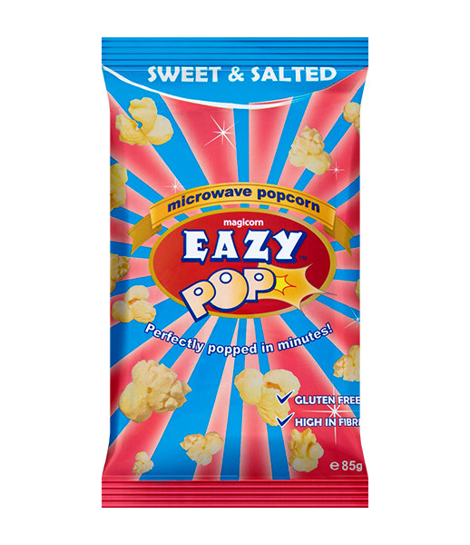 Eazy Pop Popcorn Sweet & Salted 16x85g