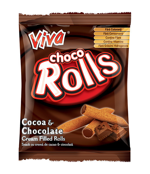 Viva Rolls Cocoa 18x100g