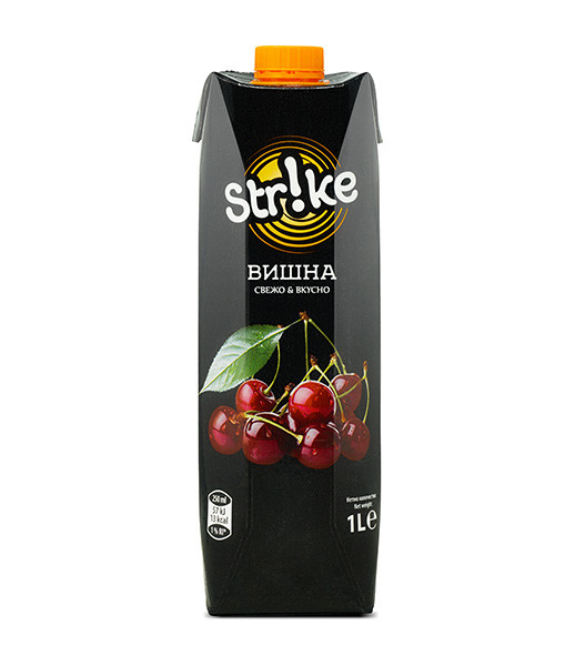 Strike Fruit Drink Sour Cherry 12x1L