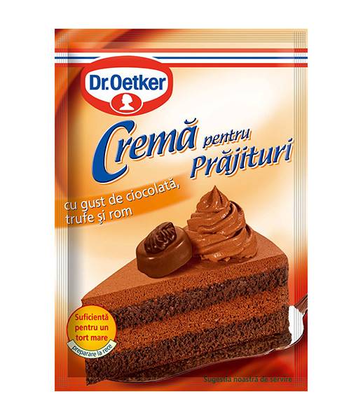 Ro Dr Oetker Cake Cream Chocolate Rom (Prajituri Ciocolate-Rom) 25x57g