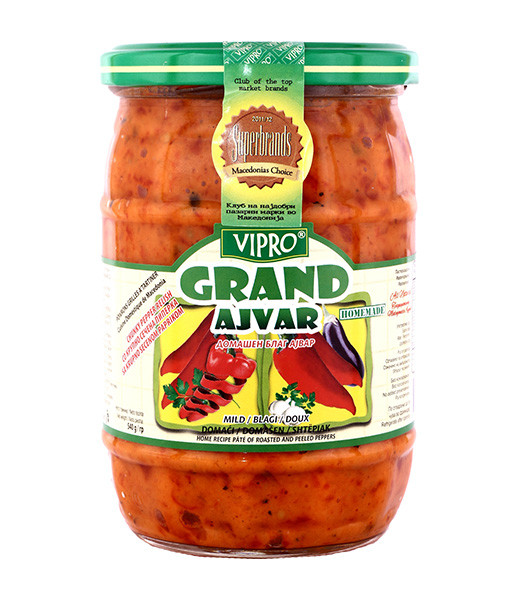 Vipro Grand Ajvar mild 6x580ml