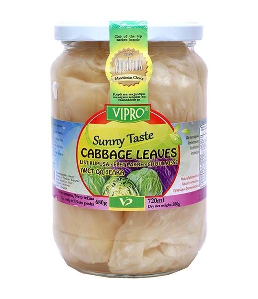 Vipro Cabbage Leaves 6x720ml