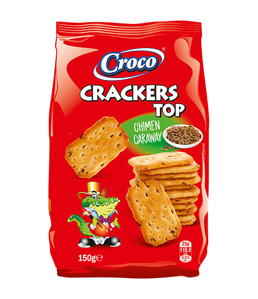 Croco Crackers Top Cumin 12x150g