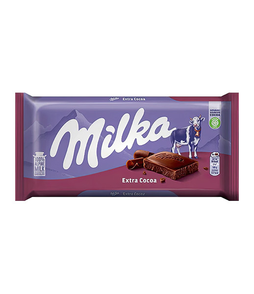 Milka Chocolate with Extra Cocoa Dark 23x100g