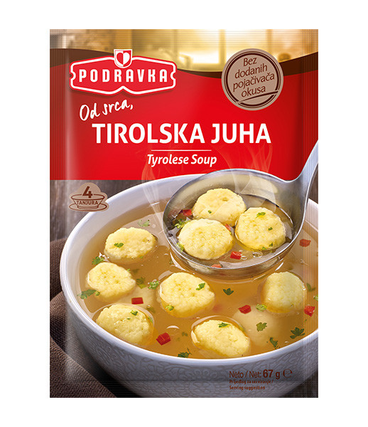 Podravka Soup Tyrolese (Halal) 10x67g