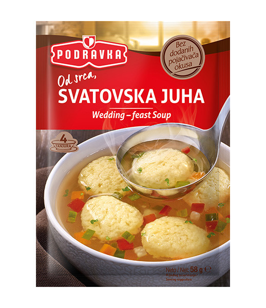 Podravka Soup Wedding (Halal) 10x58g