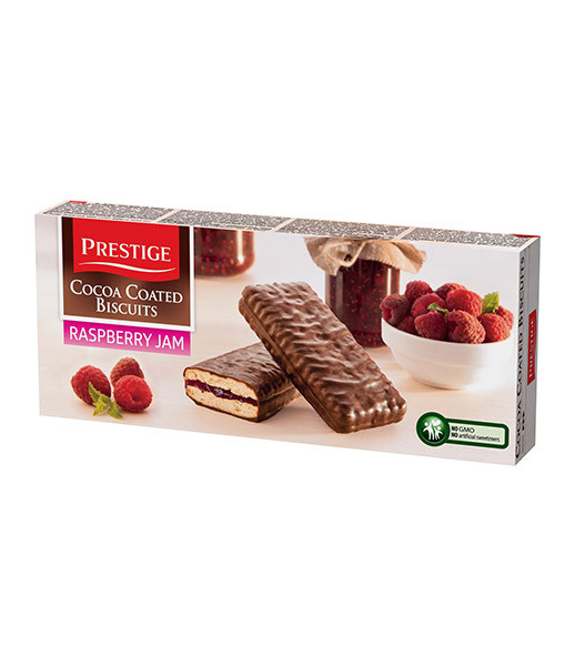 Prestige Cocoa Biscuits Raspberry 16x178g