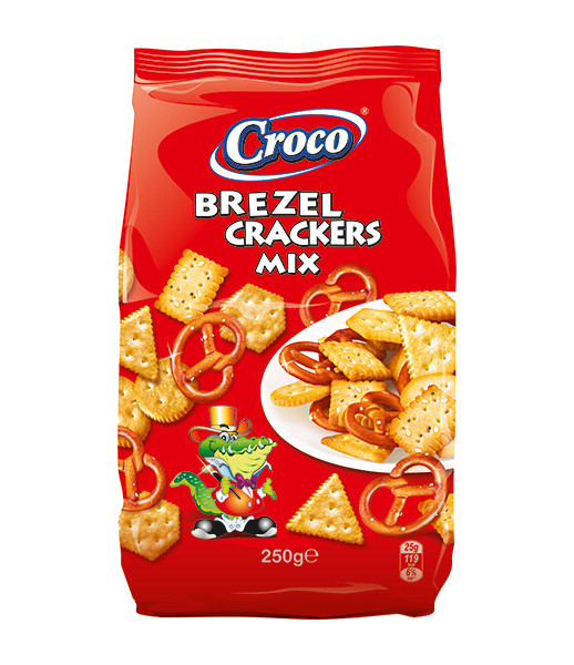 Croco Brezel & Crackers Mix 12x250g