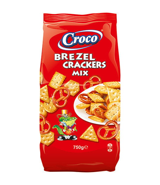 Croco Brezel & Crackers Mix 4x750g