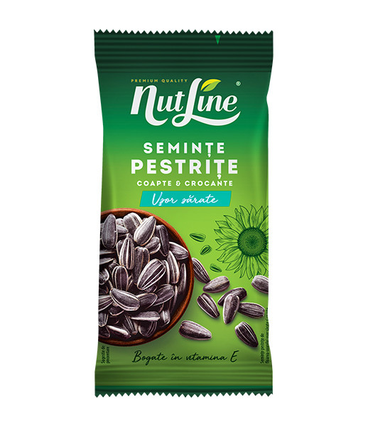 Nutline Sunflower Striped Seeds Lightly Salted 12x100g