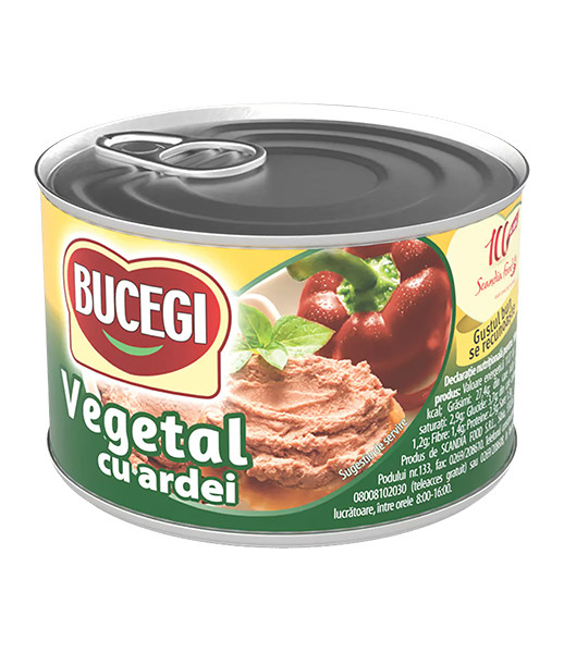 Bucegi Pate Vegetal Ardei (Paprika) 6x200g