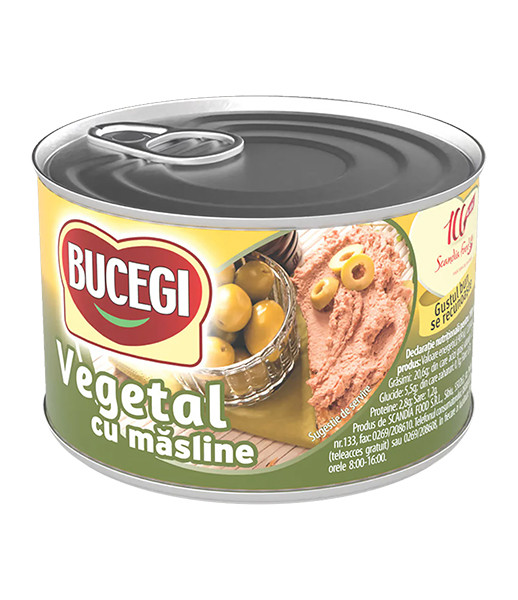 Bucegi Pate Vegetal Masline (Olives) 6x200g