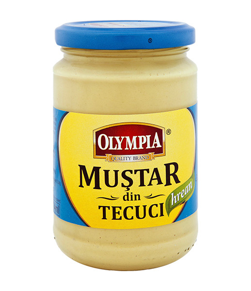 Olympia Horseradish Mustard in Glass (Tecuci) 6x314ml