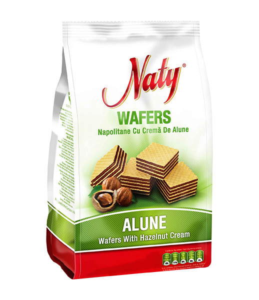 Naty Wafers With Hazelnut Cream 9x140g