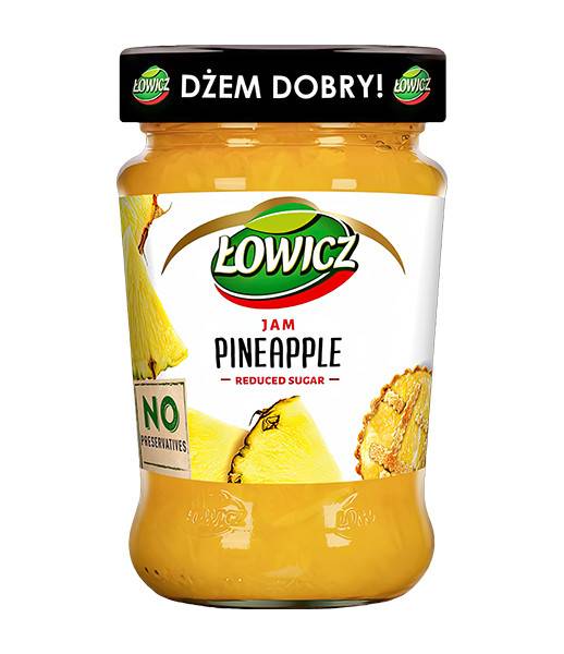 Lowicz Jam Pineapple (Ananas) 8x280g