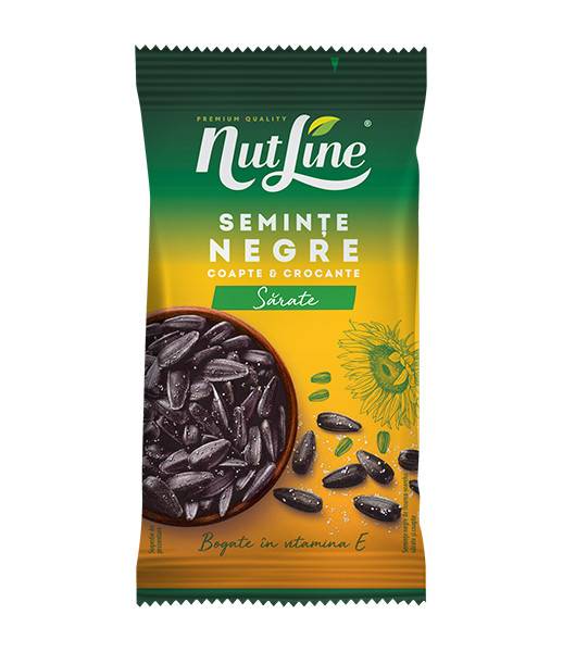 NNutline Sunflower Seeds Black R&S(Seminte Negre) 12x100g