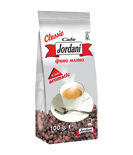 Jordani Bulgarian Classic Finely Ground Coffee 20x100g