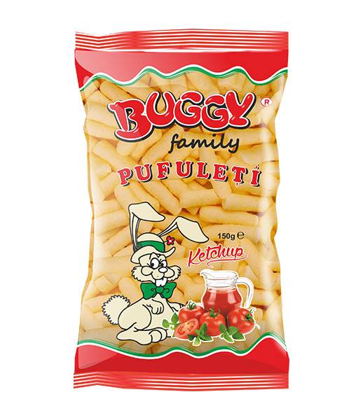 Buggy Family Corn Flips Ketchup 10x150g