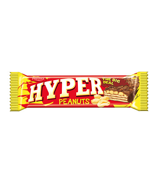 Prestige Coated Wafer Hyper Peanuts 25x56g