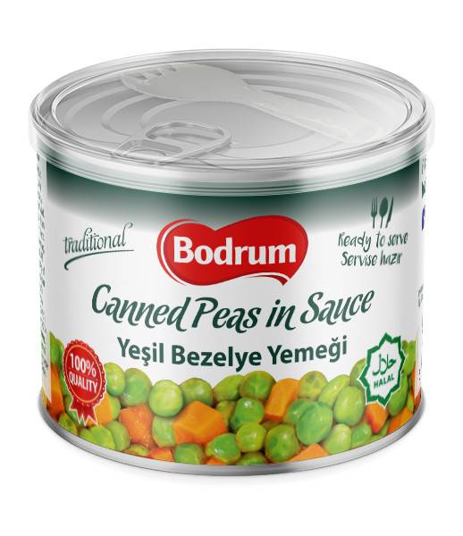 Bodrum R.M. Green Peas in Sauce 6x400g