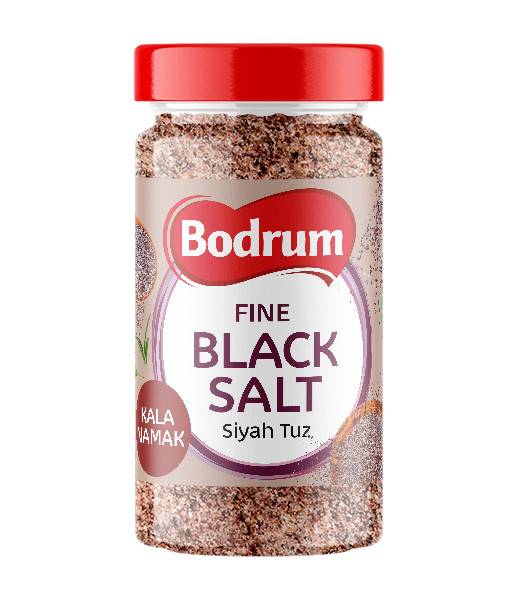 Bodrum Spice Kala Namak Black Salt Fine bottle 4x450g