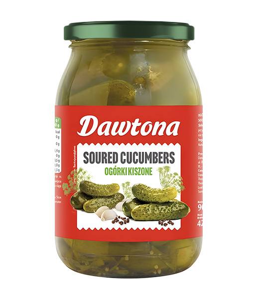 Dawtona Ogorki Kwaszone (Cucumbers in Brine) 6x900g