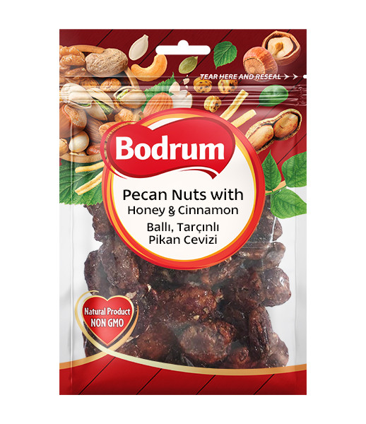 Bodrum Pecan Nuts With Honey & Cinnamon 8x150g