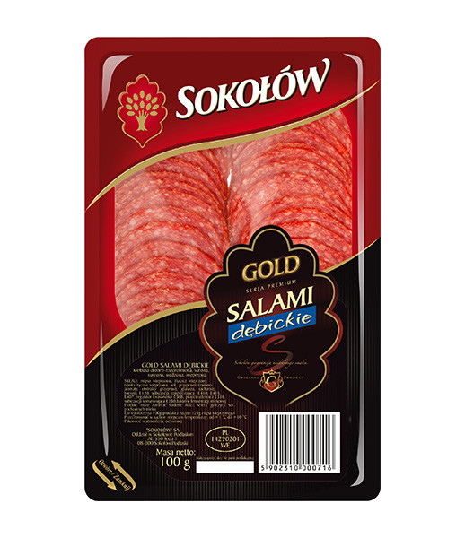 Sokolow Sliced Salami Debickie (12pcs/Box) 1x100g