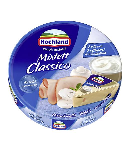 Hochland PC Wedges Mixtett Classico (Branza Topita Tringhiuri  Mixtet Classic) (32) 1x140g