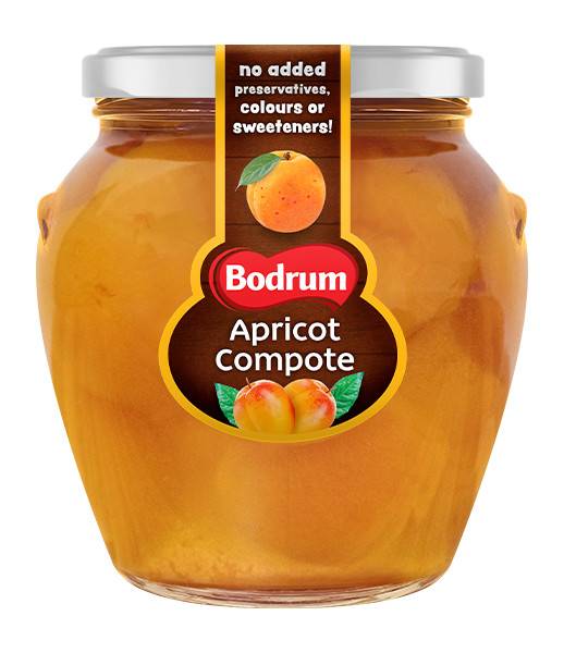 Bodrum Amf Compote-Apricot 12x580ml