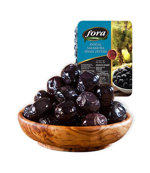 Fora Vaccum Gemlik Black Olives (230-320) 12x1000g